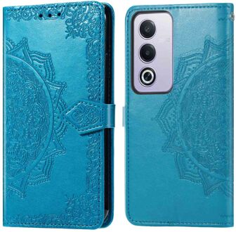 Imoshion Mandala Bookcase voor de Oppo A80 5G - Turquoise