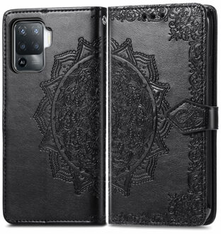 Imoshion Mandala Bookcase voor de Oppo A94 (5G) - Zwart