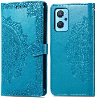 Imoshion Mandala Bookcase voor de Oppo A96 5G - Turquoise