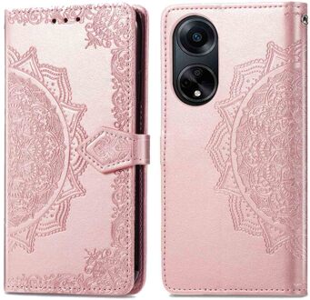 Imoshion Mandala Bookcase voor de Oppo A98 - Rosé Goud