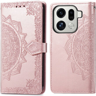 Imoshion Mandala Bookcase voor de Oppo Find X9 Pro - Rosé Goud