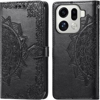Imoshion Mandala Bookcase voor de Oppo Find X9 Pro - Zwart