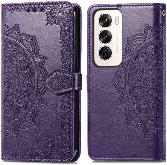 Imoshion Mandala Bookcase voor de Oppo Reno 12 Pro - Paars