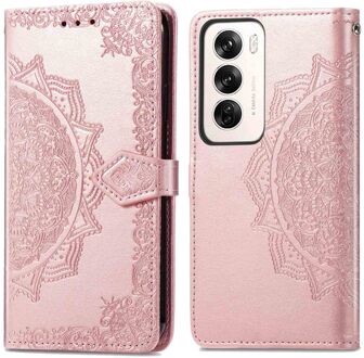 Imoshion Mandala Bookcase voor de Oppo Reno 12 Pro - Rosé Goud