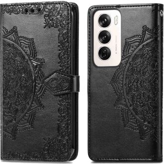 Imoshion Mandala Bookcase voor de Oppo Reno 12 Pro - Zwart