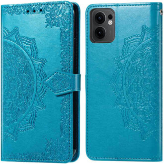 Imoshion Mandala Bookcase voor de Oppo Reno 13 F (5G) - Turquoise