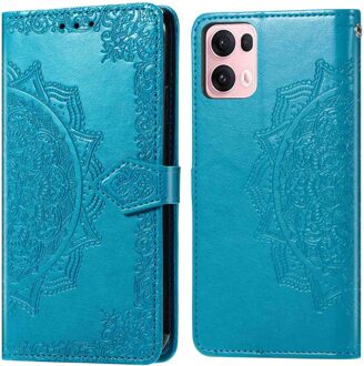 Imoshion Mandala Bookcase voor de Oppo Reno 13 Pro - Turquoise