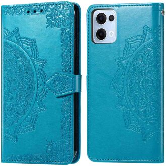 Imoshion Mandala Bookcase voor de Oppo Reno 13 - Turquoise