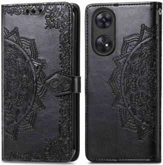 Imoshion Mandala Bookcase voor de Oppo Reno 8 T (4G) - Zwart