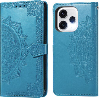 Imoshion Mandala Bookcase voor de Oppo Reno15 (5G) - Turquoise