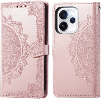 Imoshion Mandala Bookcase voor de Oppo Reno15 Pro (5G) - Rose Gold Rosé goud
