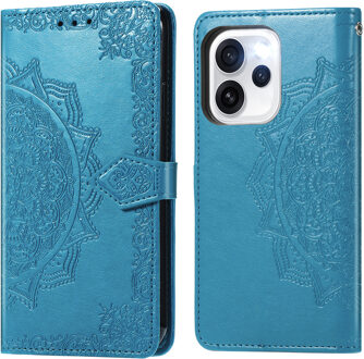Imoshion Mandala Bookcase voor de Oppo Reno15 Pro (5G) - Turquoise