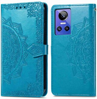 Imoshion Mandala Bookcase voor de Realme GT Neo 3 - Turquoise