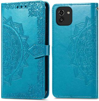 Imoshion Mandala Bookcase voor de Samsung Galaxy A03 - Turquoise