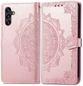 Imoshion Mandala Bookcase voor de Samsung Galaxy A13 (5G) / A04s - Rosé Goud
