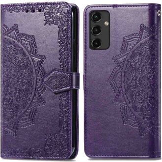Imoshion Mandala Bookcase voor de Samsung Galaxy A14 (5G/4G) - Paars