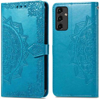 Imoshion Mandala Bookcase voor de Samsung Galaxy A14 (5G/4G) - Turquoise