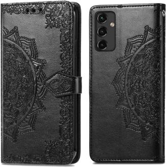 Imoshion Mandala Bookcase voor de Samsung Galaxy A14 (5G/4G) - Zwart