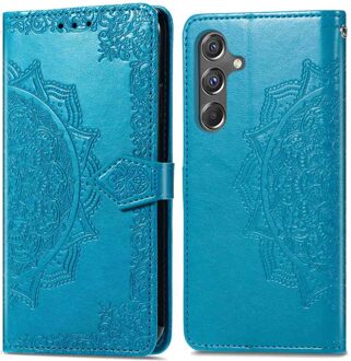 Imoshion Mandala Bookcase voor de Samsung Galaxy A15 (5G/4G) - Turquoise