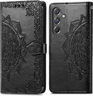 Imoshion Mandala Bookcase voor de Samsung Galaxy A15 (5G/4G) - Zwart