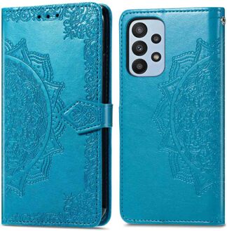Imoshion Mandala Bookcase voor de Samsung Galaxy A23 (5G) - Turquoise