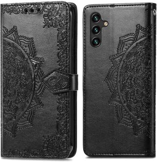 Imoshion Mandala Bookcase voor de Samsung Galaxy A25 (5G) - Zwart