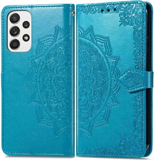Imoshion Mandala Bookcase voor de Samsung Galaxy A33 - Turquoise