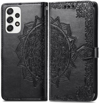 Imoshion Mandala Bookcase voor de Samsung Galaxy A33 - Zwart