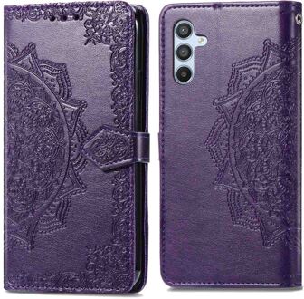 Imoshion Mandala Bookcase voor de Samsung Galaxy A34 (5G) - Paars