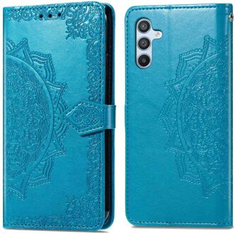 Imoshion Mandala Bookcase voor de Samsung Galaxy A34 (5G) - Turquoise