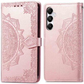 Imoshion Mandala Bookcase voor de Samsung Galaxy A35 - Rosé Goud