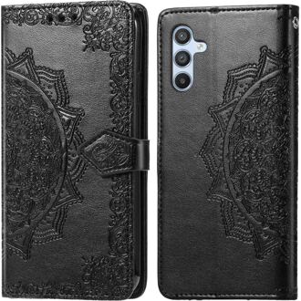 Imoshion Mandala Bookcase voor de Samsung Galaxy A36 - Zwart