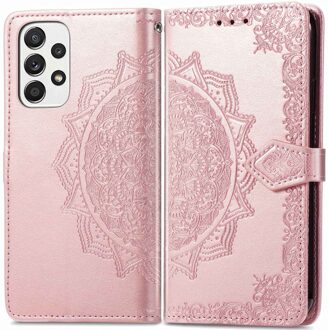 Imoshion Mandala Bookcase voor de Samsung Galaxy A53 - Rosé Goud