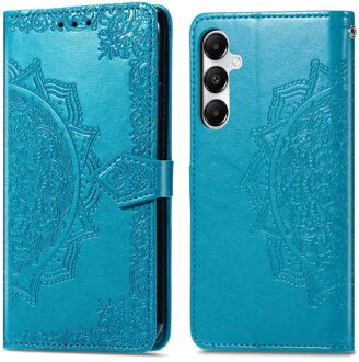 Imoshion Mandala Bookcase voor de Samsung Galaxy A55 - Turquoise