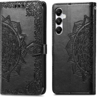 Imoshion Mandala Bookcase voor de Samsung Galaxy A55 - Zwart