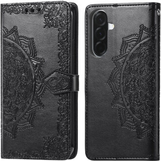 Imoshion Mandala Bookcase voor de Samsung Galaxy A57 (5G) - Zwart