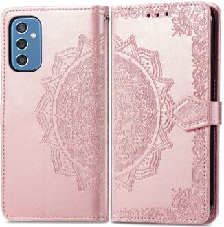 Imoshion Mandala Bookcase voor de Samsung Galaxy M52 - Rosé Goud