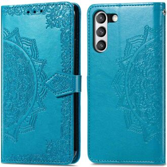 Imoshion Mandala Bookcase voor de Samsung Galaxy S21 FE - Turquoise