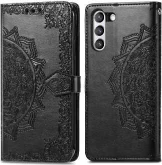 Imoshion Mandala Bookcase voor de Samsung Galaxy S21 FE - Zwart