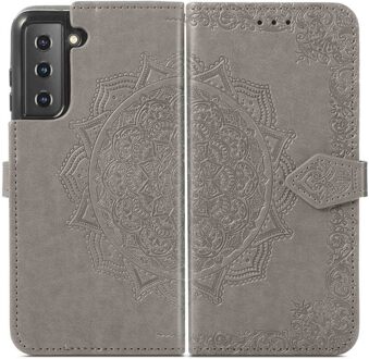 Imoshion Mandala Bookcase voor de Samsung Galaxy S22 - Grijs