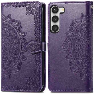 Imoshion Mandala Bookcase voor de Samsung Galaxy S23 - Paars