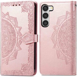 Imoshion Mandala Bookcase voor de Samsung Galaxy S23 - Rosé Goud