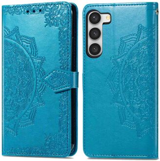Imoshion Mandala Bookcase voor de Samsung Galaxy S23 - Turquoise