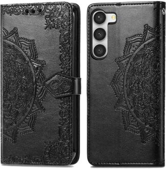 Imoshion Mandala Bookcase voor de Samsung Galaxy S23 - Zwart