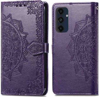 Imoshion Mandala Bookcase voor de Samsung Galaxy S24 FE - Paars