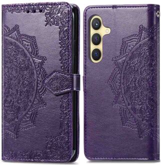 Imoshion Mandala Bookcase voor de Samsung Galaxy S24 Plus - Paars