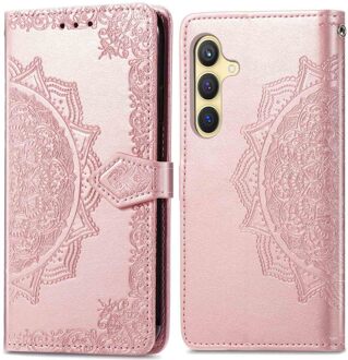 Imoshion Mandala Bookcase voor de Samsung Galaxy S24 Plus - Rosé Goud