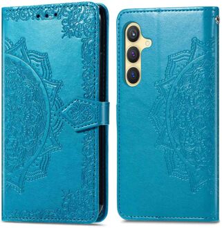 Imoshion Mandala Bookcase voor de Samsung Galaxy S24 Plus - Turquoise