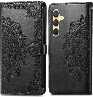 Imoshion Mandala Bookcase voor de Samsung Galaxy S24 Plus - Zwart