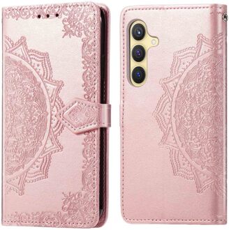 Imoshion Mandala Bookcase voor de Samsung Galaxy S24 / S25 - Rosé Goud